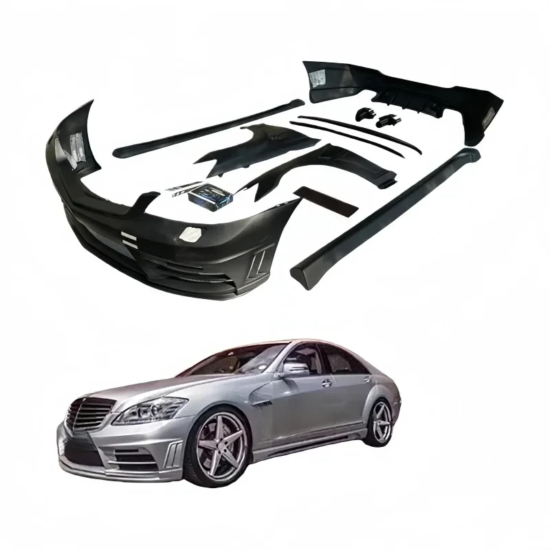 Prime Wide Body Kit Full Set 2006-2010 W221 Sedan Modification