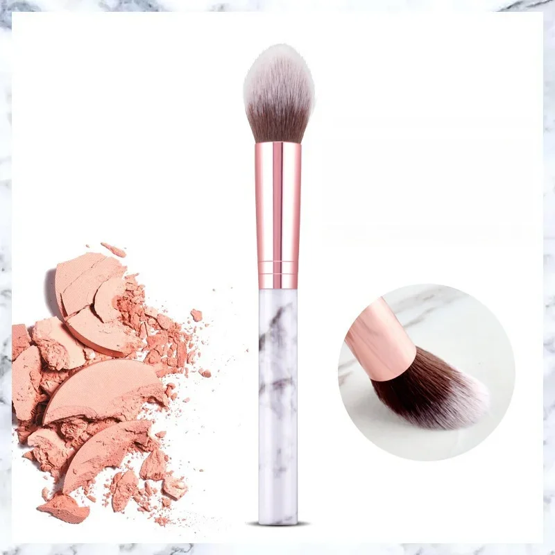 Even Application Loose Powder Brush Precise Blusher Angled Blusher Brushes Makeup Brush Kit Soft Bristles Contour Brush