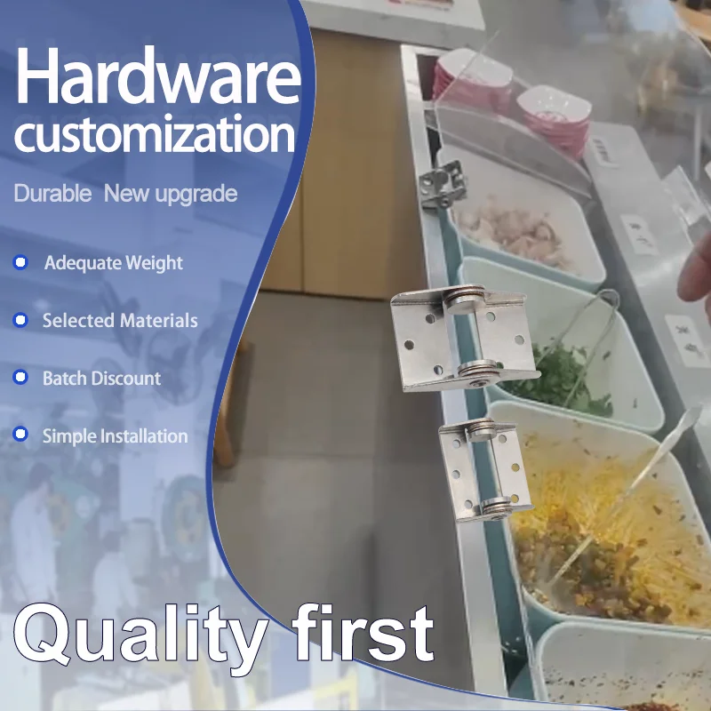 

Stainless Steel Hinges with Damping Shafts for Industrial Equipment - Toolbox Electrical Cabinets Medical Devices