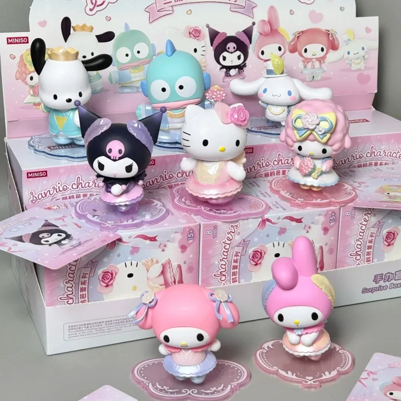

Новые фигурки из серии «Балет»: аниме-персонажи Kuromi, Pochacco, Melody, Cinnamoroll — сюрприз-бокс, украшения, подарки