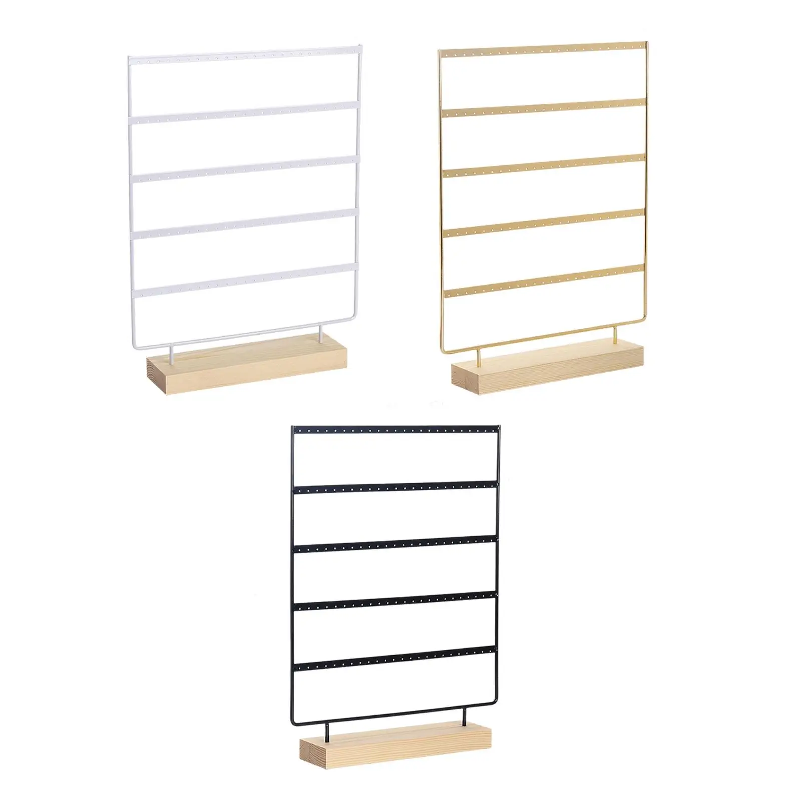 

5 Tier Earring Display Stand Home Decor Tabletop Store Hanging Storage Rack