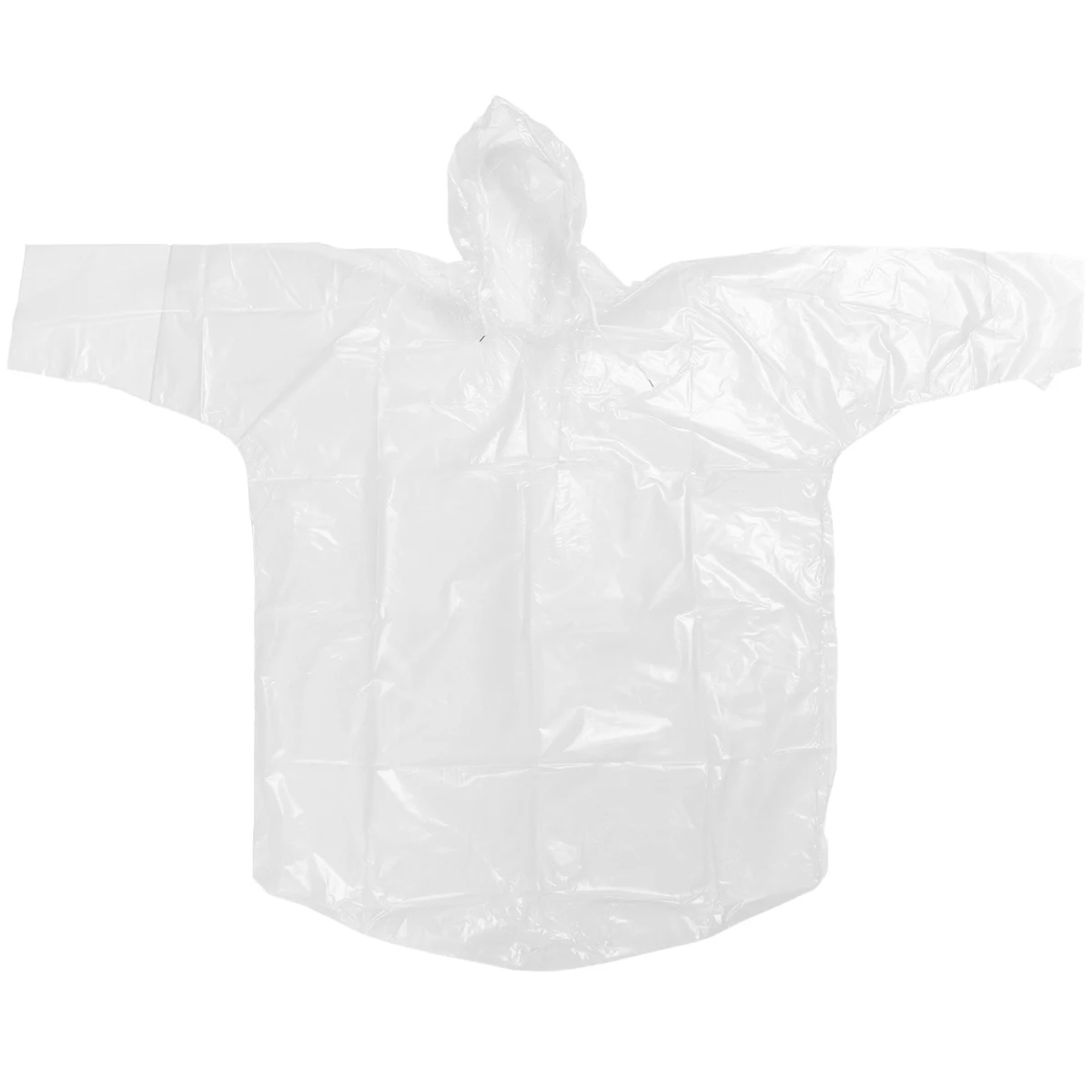 

2pcs Kids Raincoat Set Waterproof Hooded Lightweight Portable All Season Disposable Poncho for Camping Hiking Travel