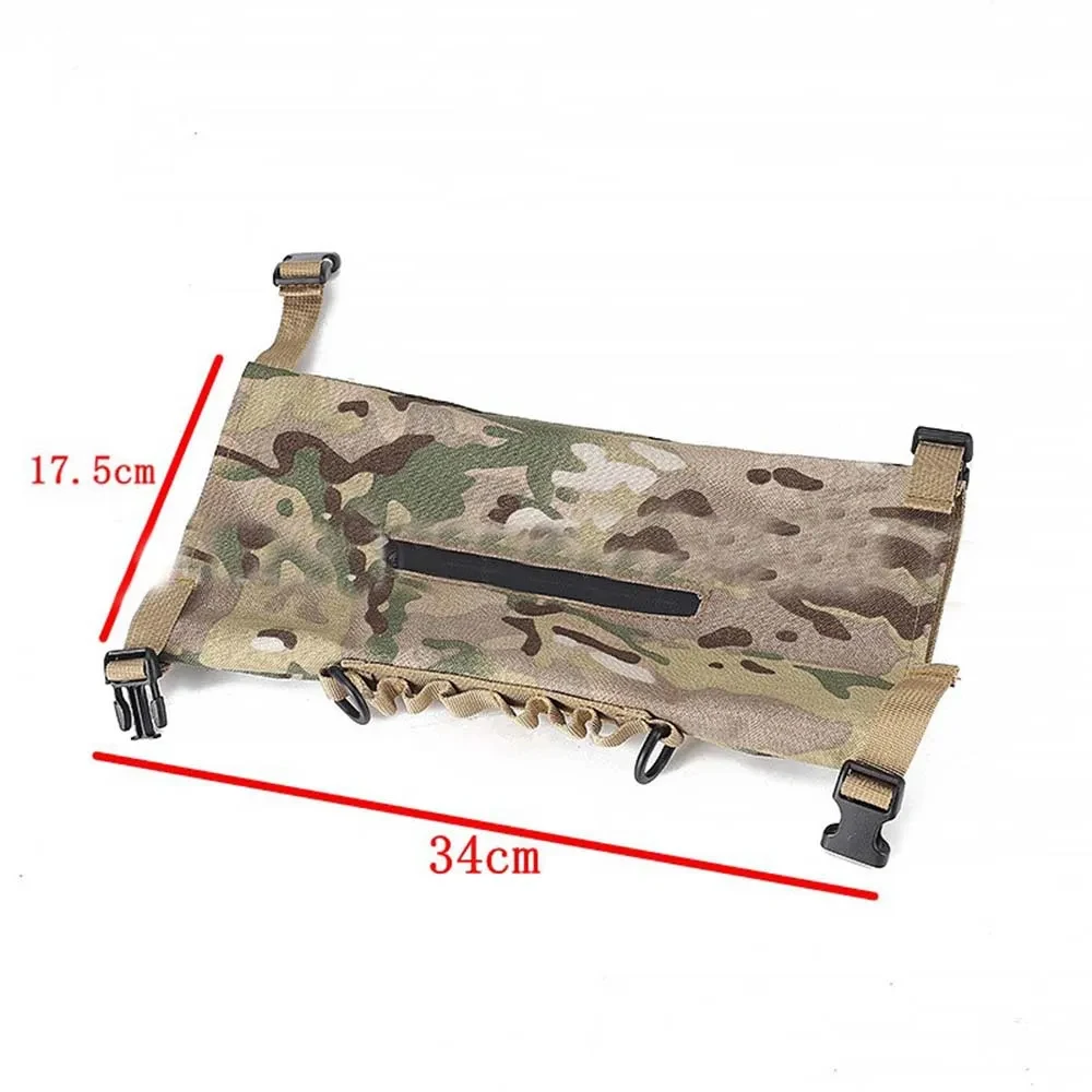 Waterproof Camouflage Tissue Storage Bag 1000D Fabric Outdoor Camping Wet Wipes Pouch