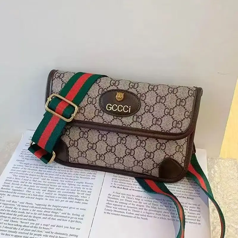 Bolso de lujo para mujer, nuevo bolso bandolera, bolso tipo sobre con estampado floral vintage, bolso bandolera, moderno y a la moda, adecuado para el uso diario.