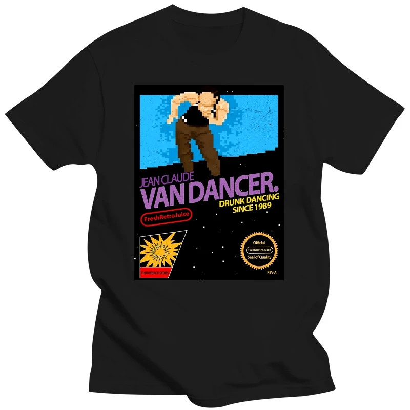 Jean Claude Van Dancer T - Shirt Jean Claude Van Damme Jcvd Kickboxer Bloodsport Kumite Karate Van Damme Martial Arts Video Game