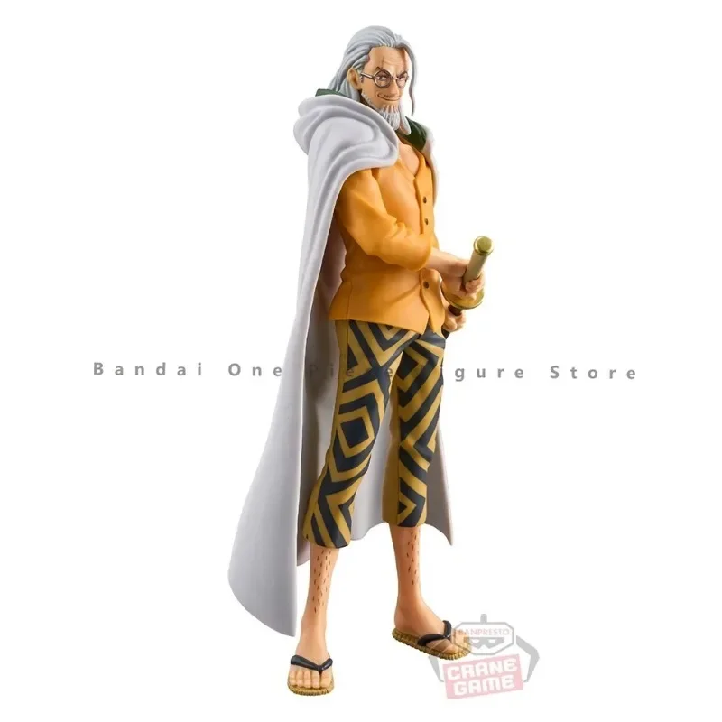 In Stock Original Bandai SHF Silvers Rayleigh Action Figures Animation Toys Gifts Model Genuine Collector Anime Hobby Genuine