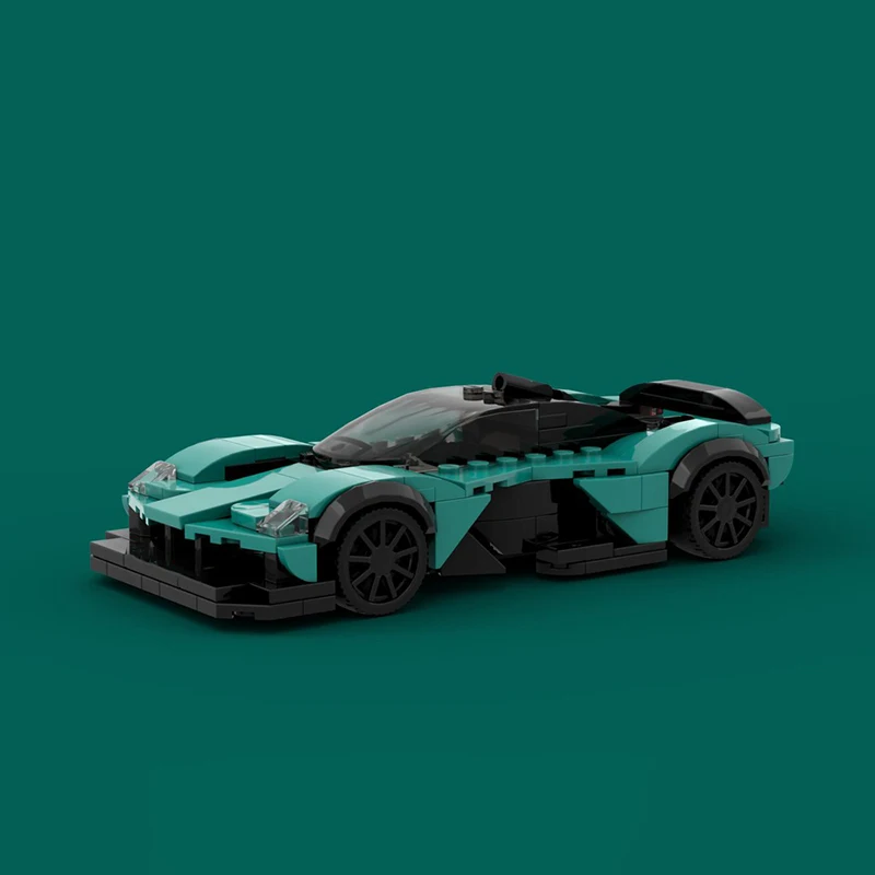 

Новинка, 296 шт., лидер продаж, гоночная модульная модель «Aston Martin Valkyrie», «сделай сам», креативные идеи, детская игрушка, подарок на день рождения, блоки