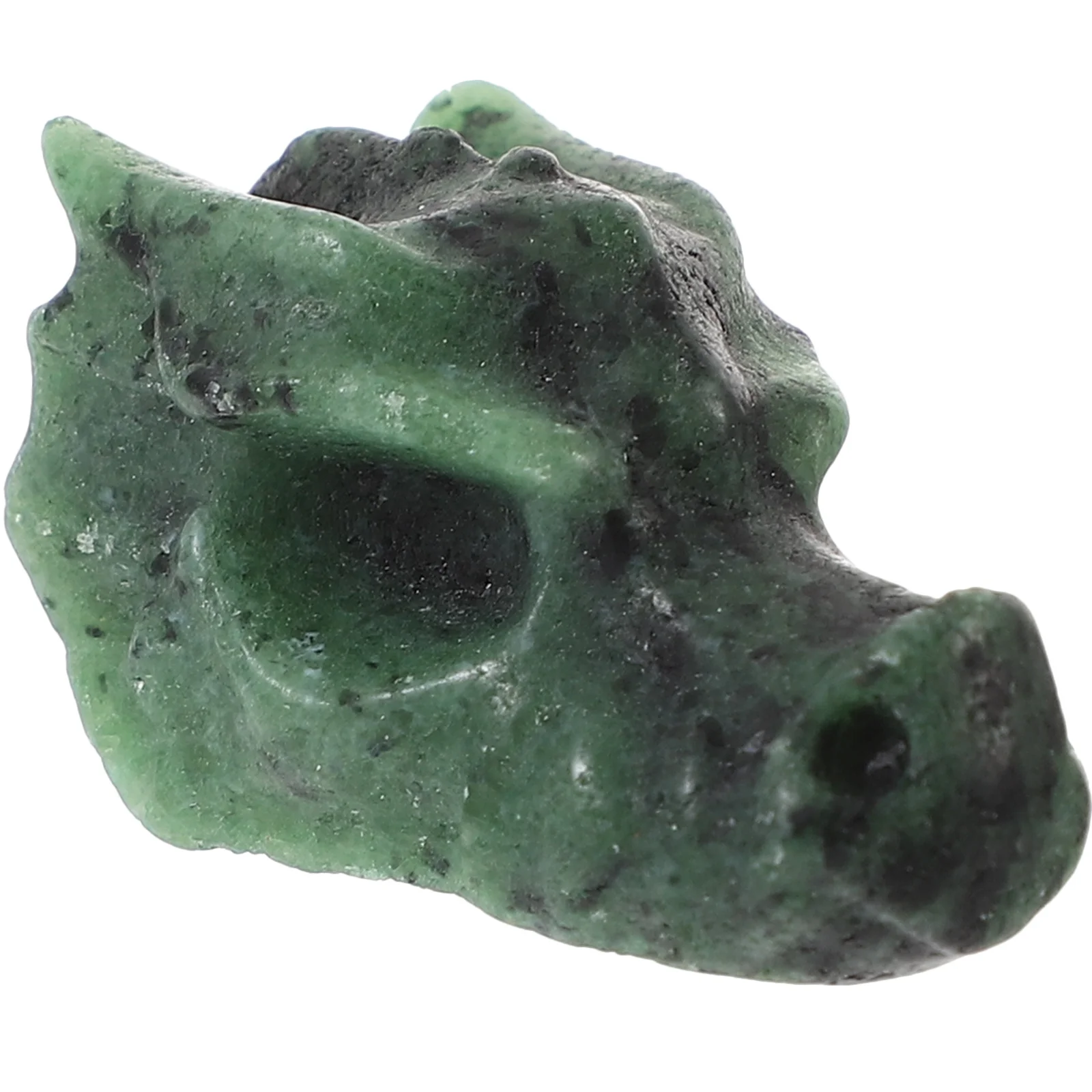 

Dragon Head Statue Figurines Crystal Skull Living Room Decorations for Home Decorative