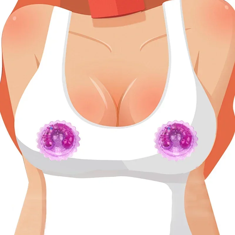 1 زوج الحلمة كليب الهزاز G بقعة الحلمة تدليك الثدي تحفيز الحلمة ملصق الهزاز الجنس لعب للنساء