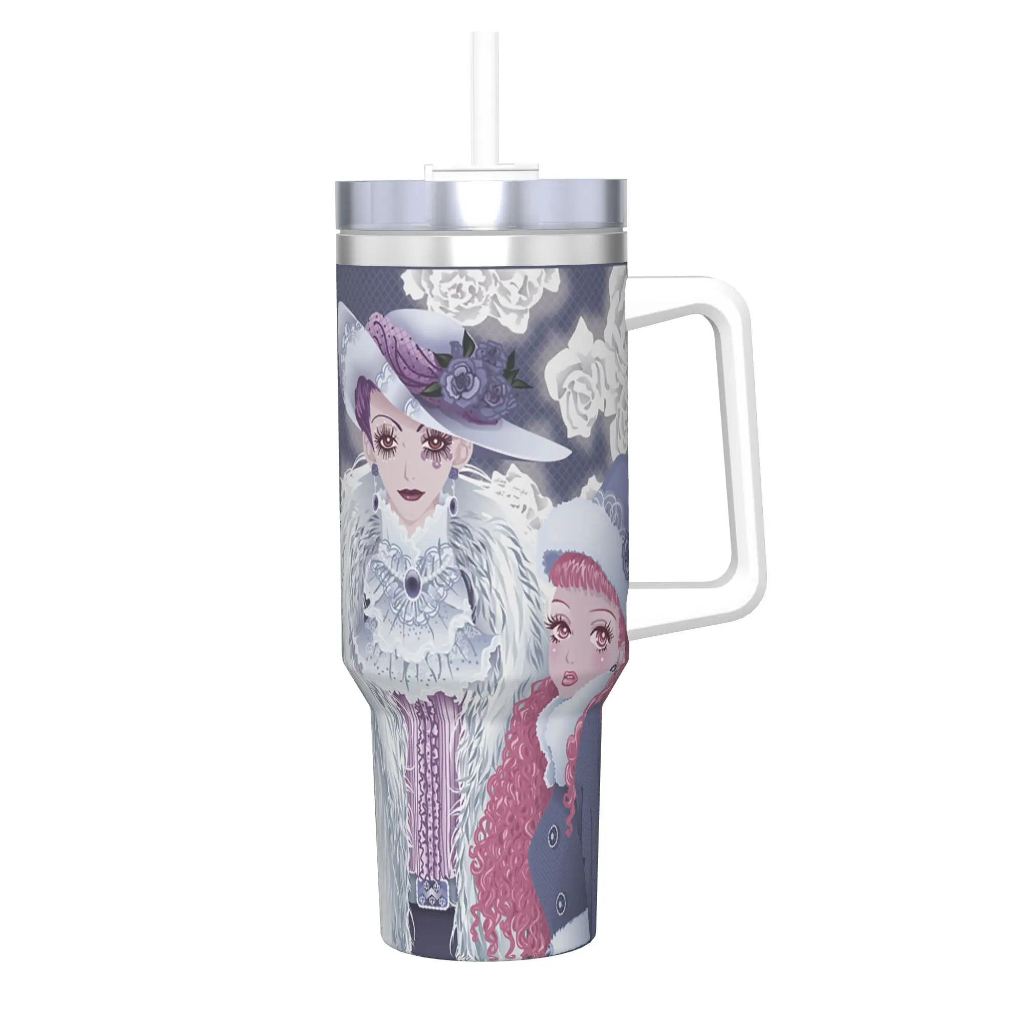 Vaso Térmico de Acero Inoxidable Paradise Kiss, Taza de Anime Manga Nana, Taza Portátil para Bebidas Frías y Calientes, Botella de Agua para Camping