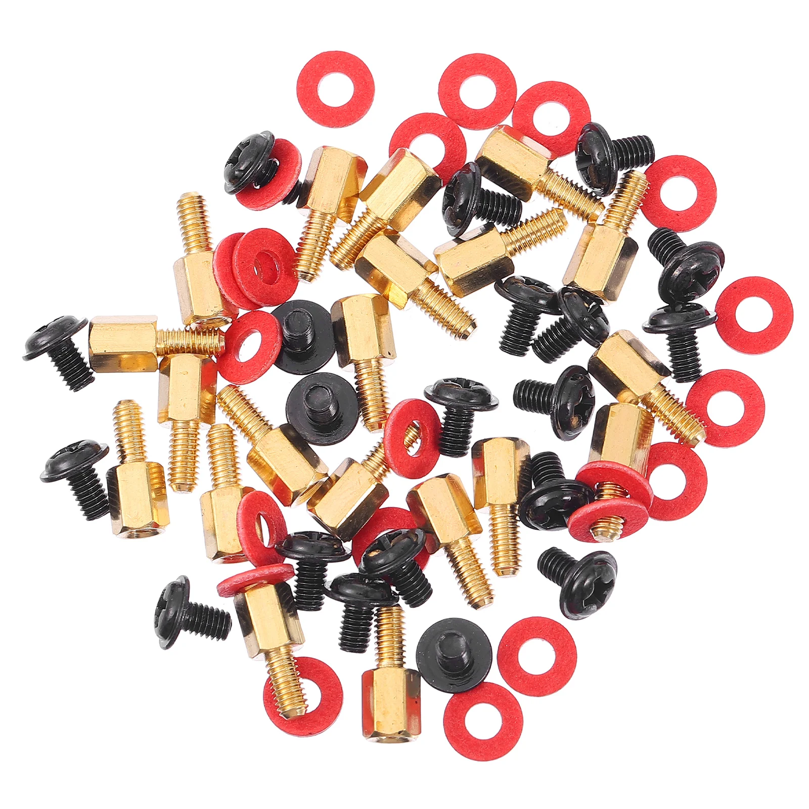 

6.5mm Screw Hole Spacer Standoffs Adapter Nuts Computer Case Accessories Carbon Steel Washer Round motherboard Screw