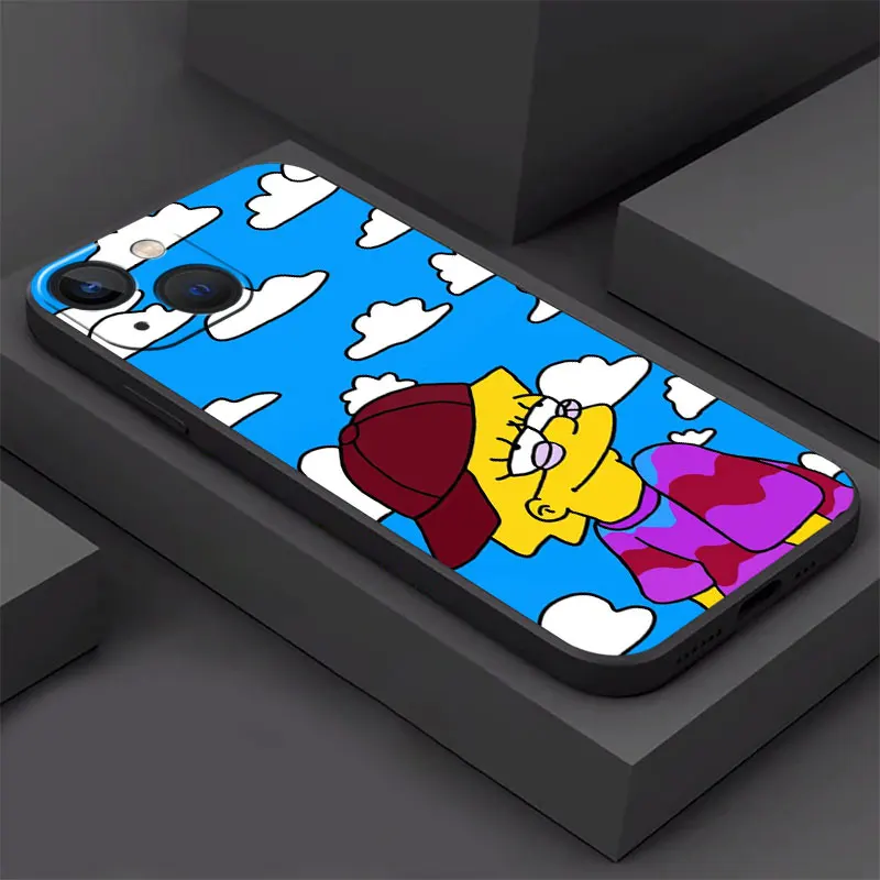 Capa para apple iphone 11 13 15 14 pro max 12 mini 7 8 plus xr xs se 6 6S preto macio escudo capa de telefone tpu engraçado homer simpson