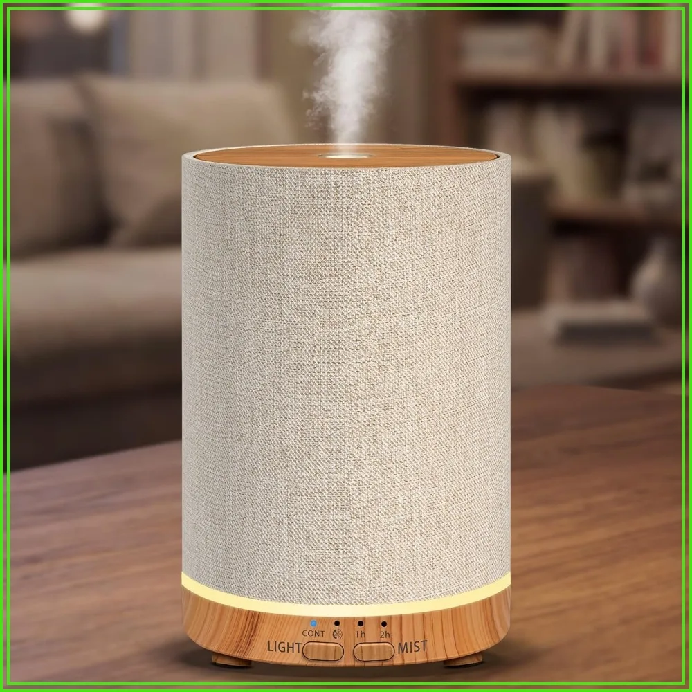 

100ml Essential Oil Diffuser with 7 Color Lights, Timer & Auto-Off, Aromatherapy Humidifier for Bedroom Office