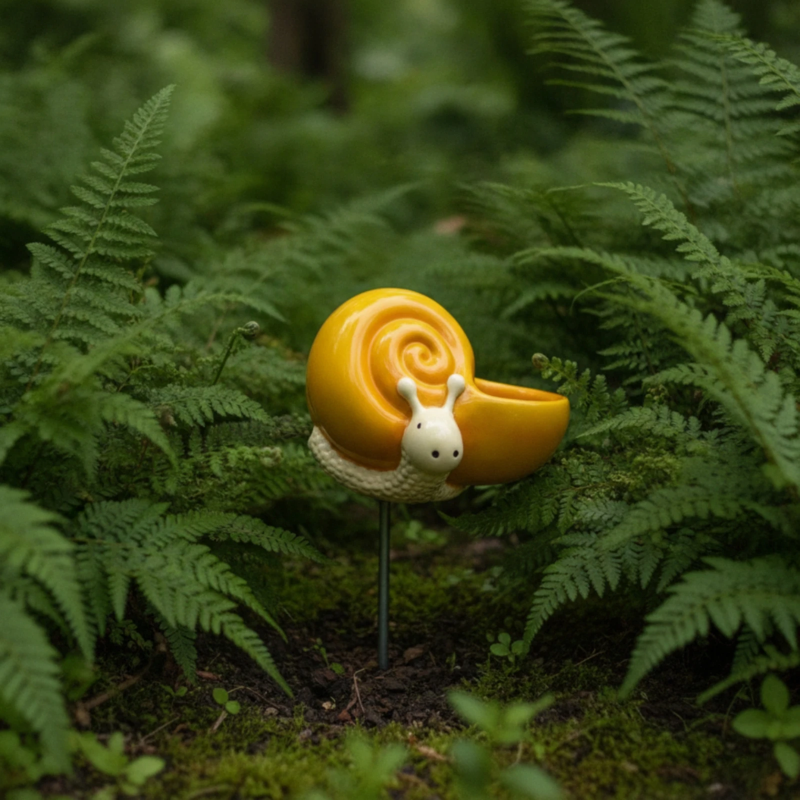 Estaca de Jardín con Recipient - Resin Art Flower reseña y precio