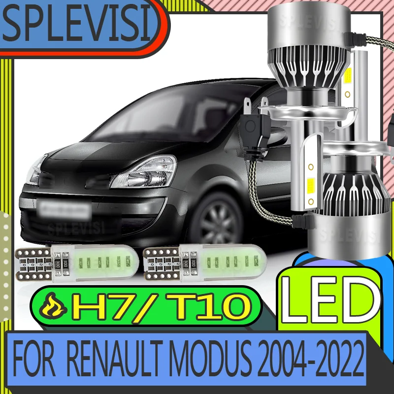 

60000 Hour Lifespan H7 Headlight Low Beam Lights For Renault Modus 2004 2005 2006 2007 2008 2009 2010 2011 2012 2013 2014-2022
