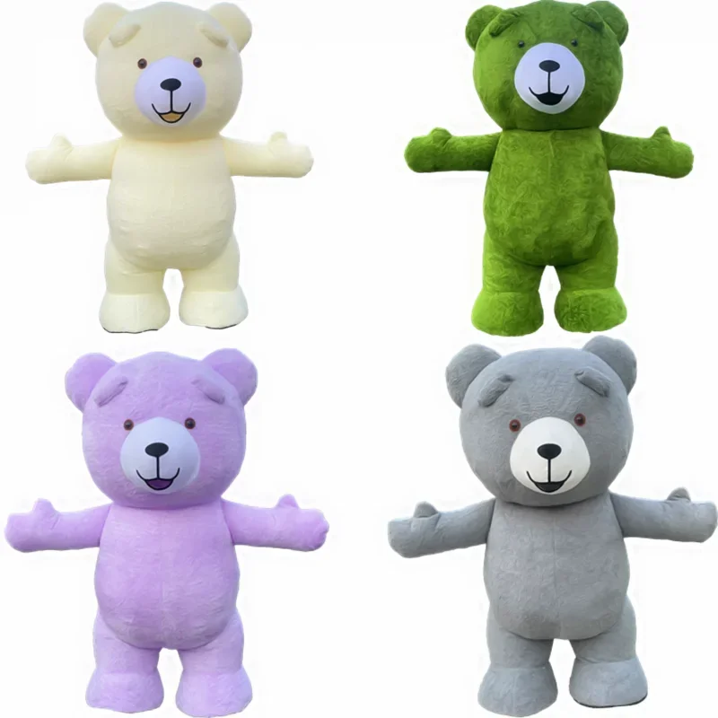 Inflatable Teddy Bear Mascot  Cosplay Party Carnival Halloween Christmas Easter Adult Cosplay Costume