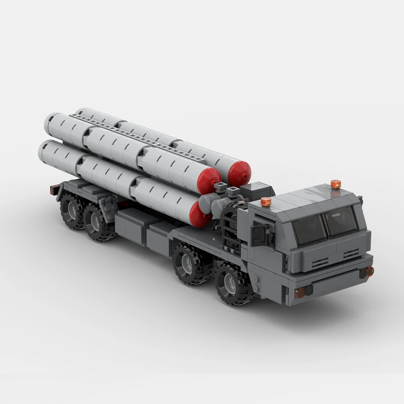 MOC Building Blocks S-400 Missile Trucks Trailer Military Engineering Vehicle Technology Bricks Toys Assembly Gifts Sets For Kid