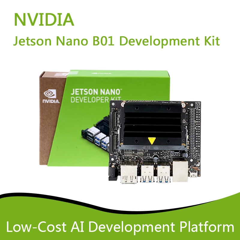 Original Nvidia Jetson Nano B01 Developer Kit 4GB 945-13450-000-100   Small Computer for AI Development Support Neural Networks