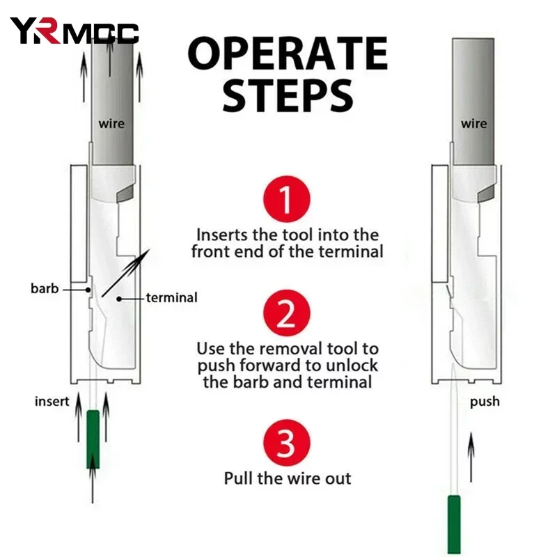 11/18/26/36/41pcs Car Terminal Removal Tool Kit Electrical Wiring Crimp Connector Pin Extractor Auto Terminal Repair Hand Tools