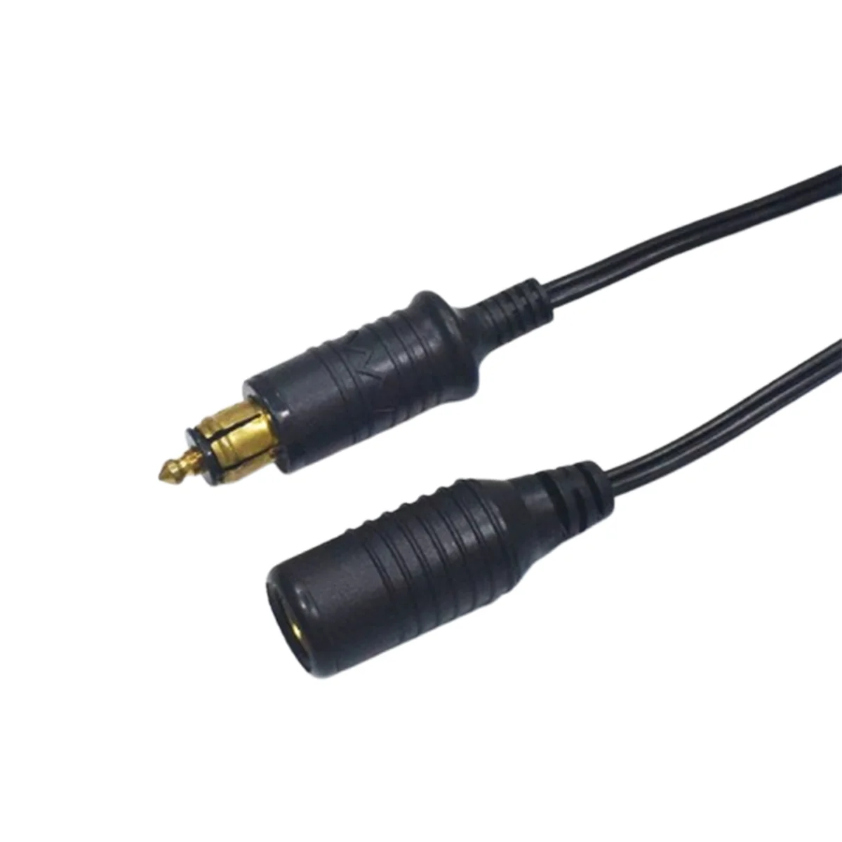 50cm 10A 18AWG European Hella Din Cigarette Lighter Male to Female Extension Cable 12V 24V Motorcycle Charger Outlet  Adapter