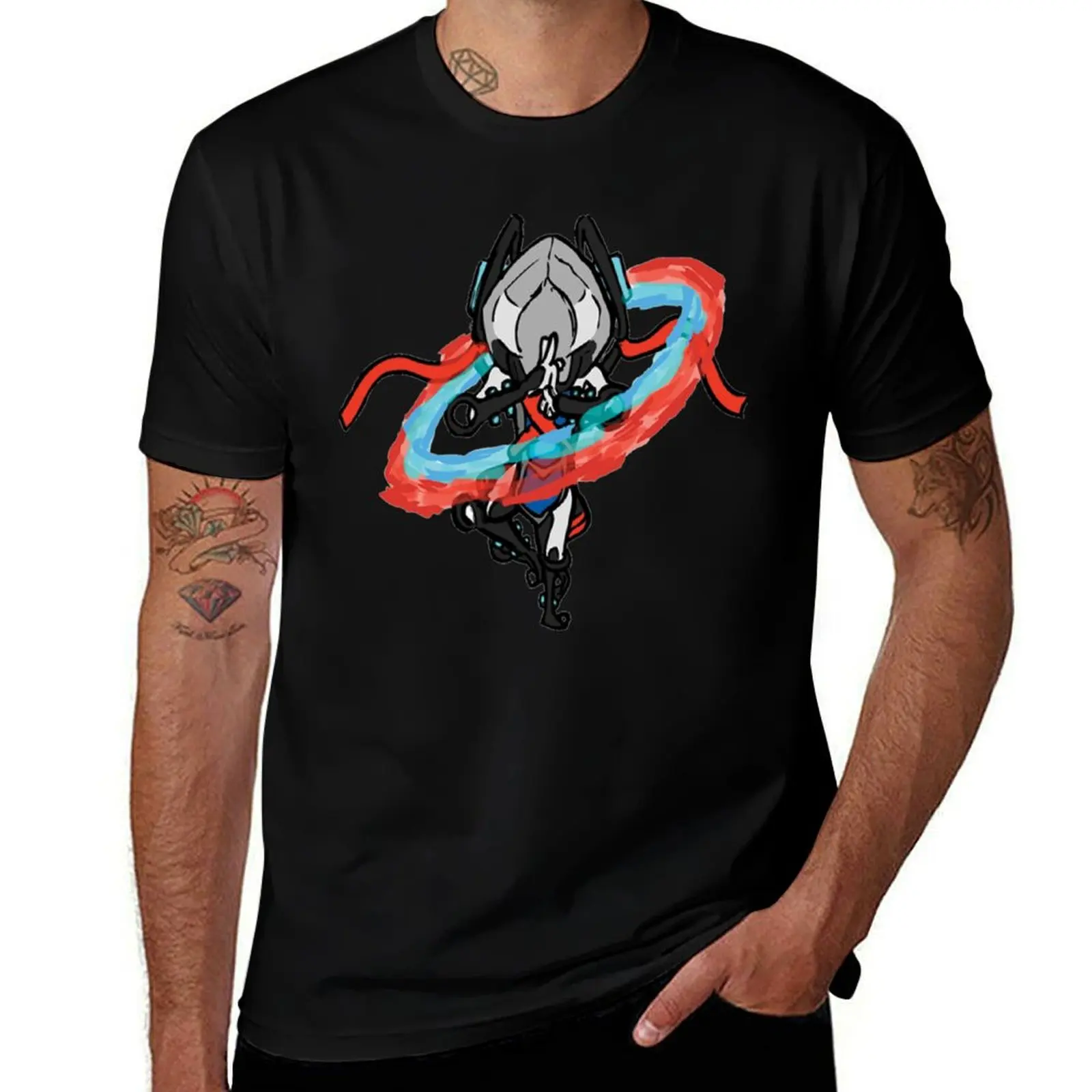 

Nezha Warframe T-Shirt t shirts cotton 100% man t shirt designer T-Shirt