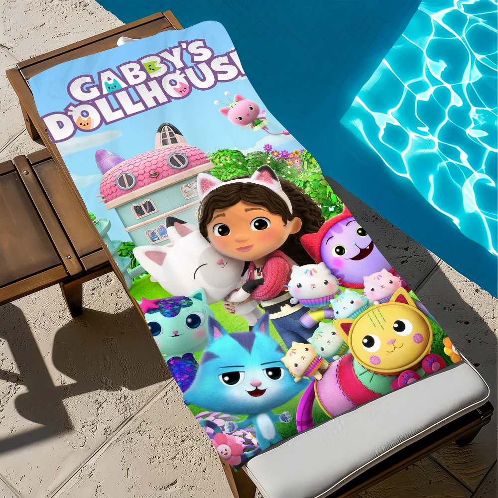 منشفة دمية الصالة الرياضية دش التخييم سريعة الجافة الرياضة كبيرة G-Gabbys مناشف الشاطئ لينة بركة لطيف الكرتون هدية للسفر #5