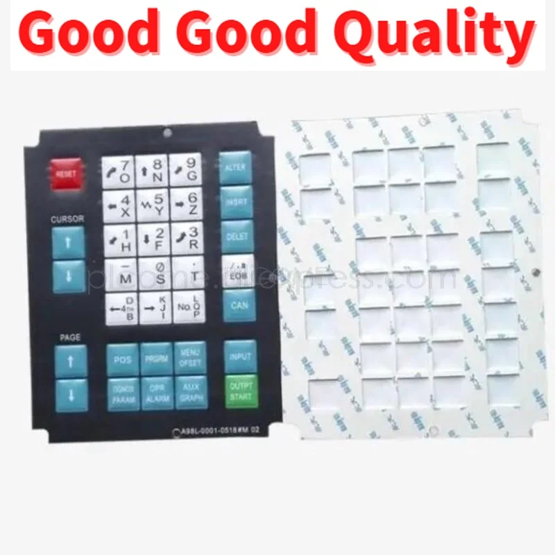 A98L-0001-0518#M 02 A98L-0001-0518 0M CNC HMI Membrane Keypad buttons for Fanuc Machine Operator Panel