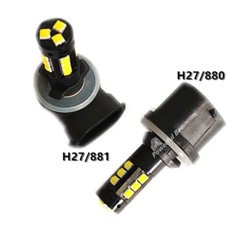 2 x H27/880 881 30W power 12-24V automobile car LED fog lights lamp bulb 3030SMD super white color