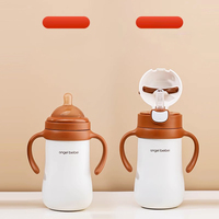 GIANXI Sippy Cup 320ML Stainless Steel Baby Products Children's Cup Home Thermos Cup Study Drink Cup Cute Water Bottle