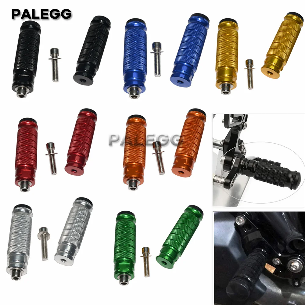 

Универсальные задние подножки CNC для мотоциклов (подножки-степлеры) для Honda, Suzuki, Kawasaki, Yamaha