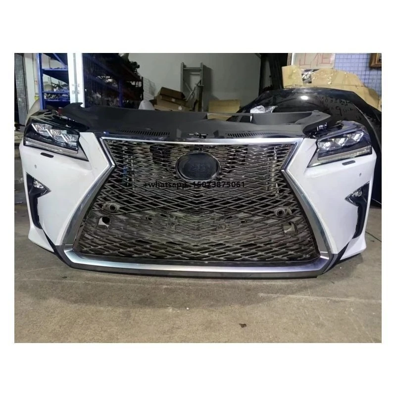 For  RX200T RX270 RX300H RX350H RX450H RX500H Grille Radiator 3-eye Headlight Body Kit Front Bumper Assembly