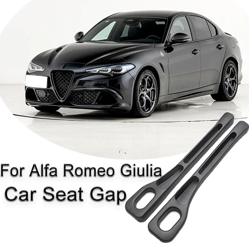 

1 пара заглушек для автомобильного сиденья, полоса с боковым швом, наполнитель зазора автомобиля, герметичный органайзер для хранения зазоров в сиденье, интерьер для Alfa Romeo Giulia