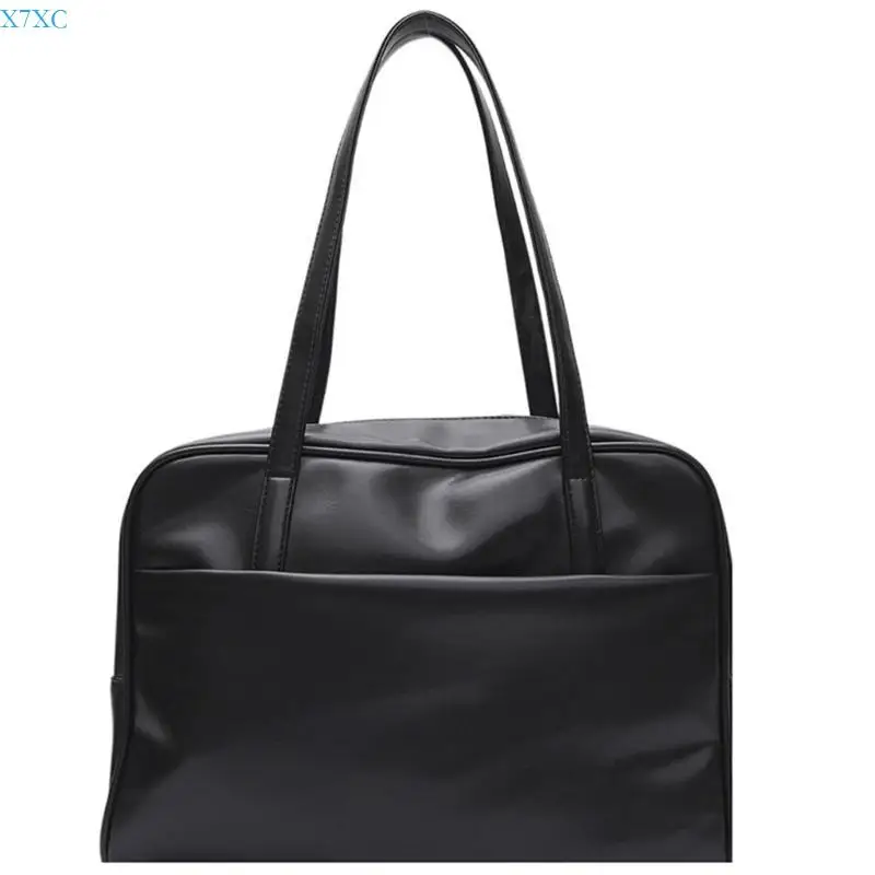 

X7XC Elegant JK Uniform Shoulder Bag Underarm Bags PU Leather Handbag Offering Styles And Practicality For Everyday Needs