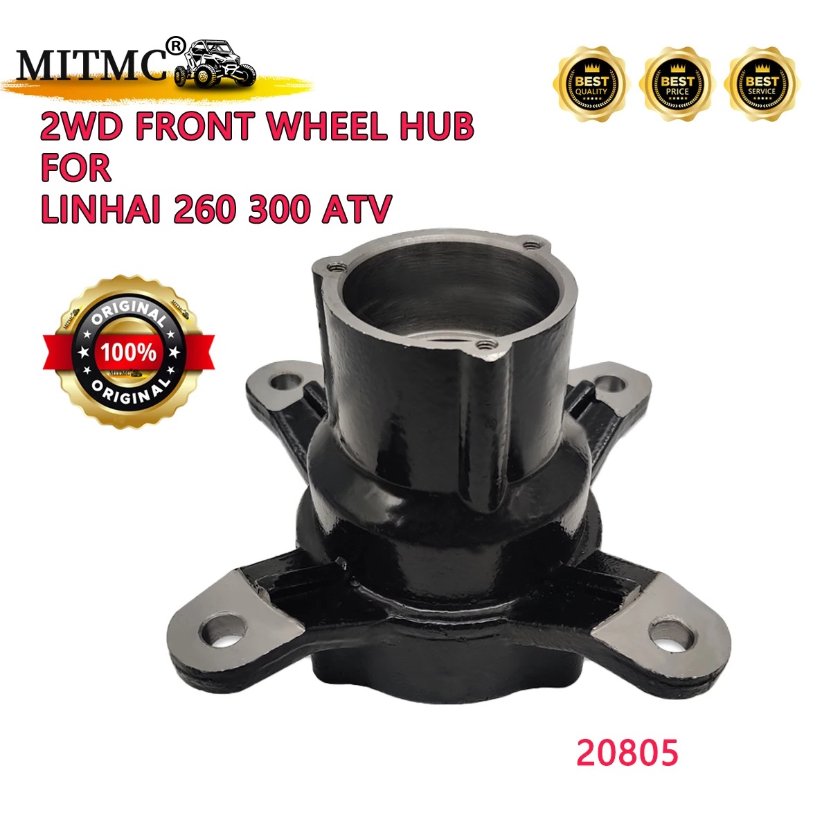 2WD Front Wheel Hub For Linhai 260 300 ATV  Linhai code 20805