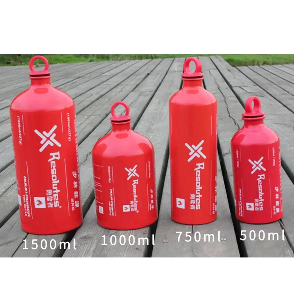 1500/1000/750/500 ML Outdoor Gas Oil Fuel Bottle Motorcycle Emergency Petrol Gasoline Canister Camping Cooking Stove Fuel Bottle