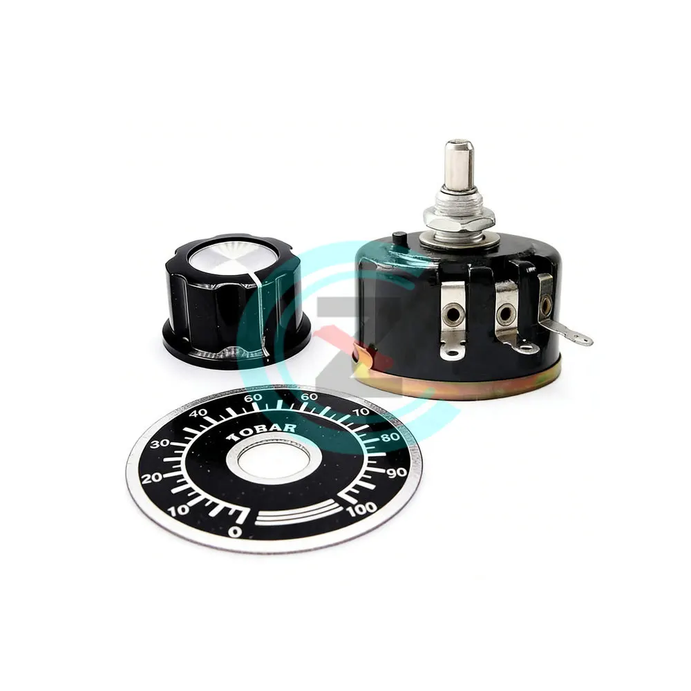 WX112 WX050 5W Single Circle Wire Wound Potentiometer (050)22R 100R 220R 1K 2K2 4K7 10K 22K 33K 47K 100 220 2.2K 4.7KΩ Ohm