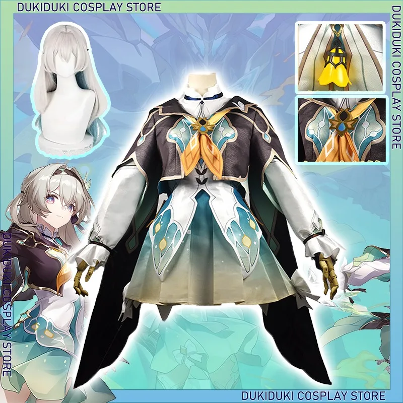 

Firefly Cos Game Honkai Star Rail Costume Cosplay Wig Props Full Set Dress Uniform Roleplaying Halloween Party Carnival Outfits