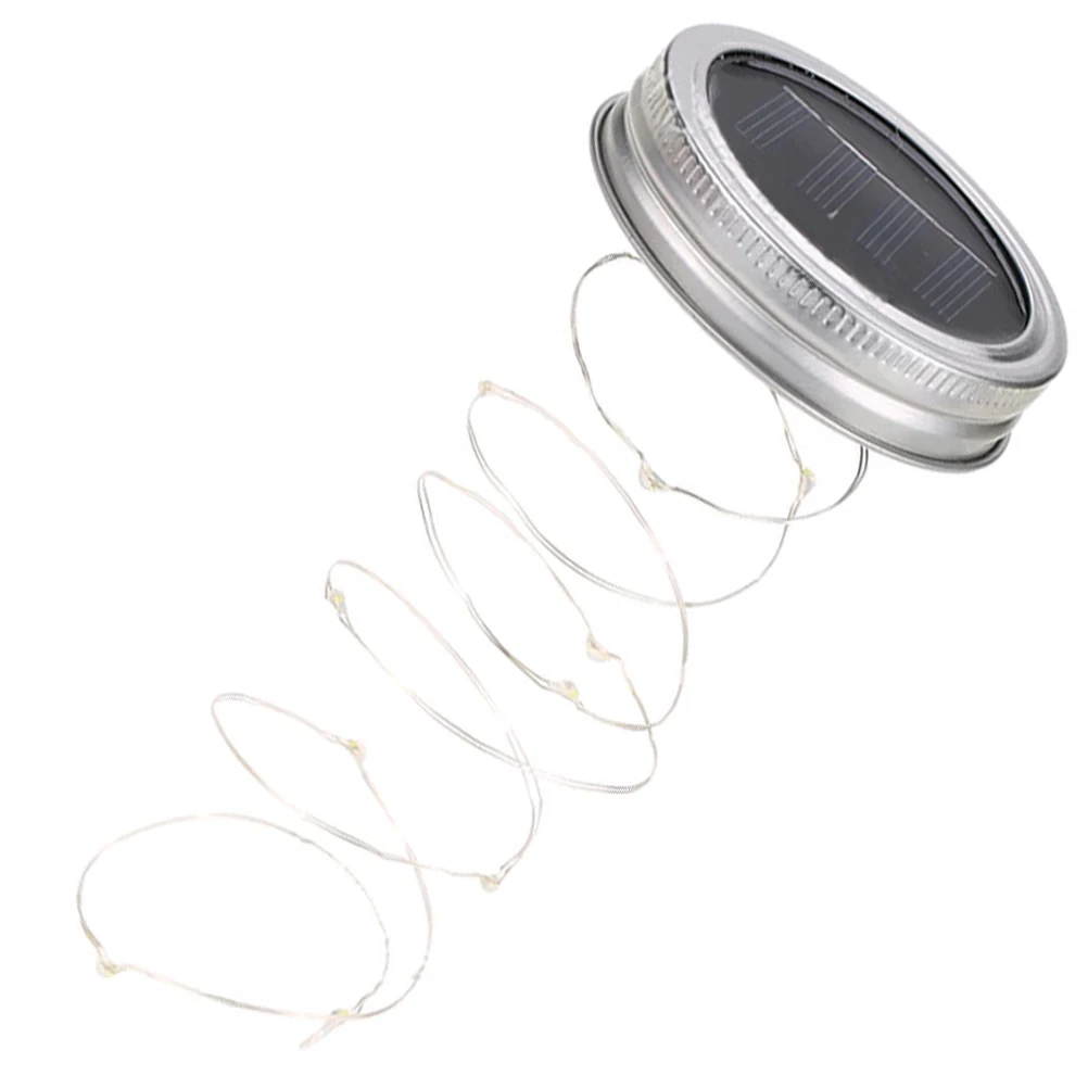 

Bottle Cap Lights 2M Solar Powered Fairy Lights for Garden Patio Yard Outdoor Decoration Solar String Light Holiday Party
