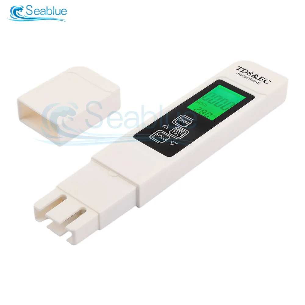 Water Quality Tester AccurateTDS Meter EC Meter & Temperature Humidity Meter 3 in 1 Water Test Meter for Drinking Water Aquarium