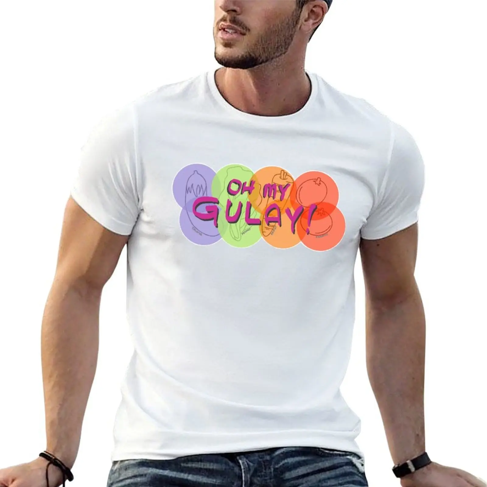 Oh My Gulay T-Shirt quick drying clothes vintage t shirt men