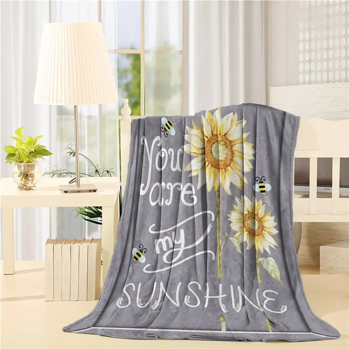 You Are My Sunshine Throw Blanket Cozy Decorative Throw for Couch Bedroom Gift