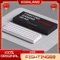 Feker Fighting68 Magnetic Switch 8K Mechanical Keyboard Wired Customized Vter Keyboard RGB Valorant Gamer Keyboard Accessories