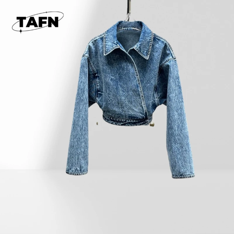 

Denim Coat Retro Washed Durable Men’s Lightweight Windbreakers, Comfortable & Stylish for All Seasons AE0412