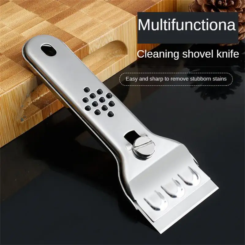 Kitchen Ceramic Induction Cooktops Multifunction Glass Ceramic Hob Scraper Cleaner Tool With Blade Paint Scraper Tool