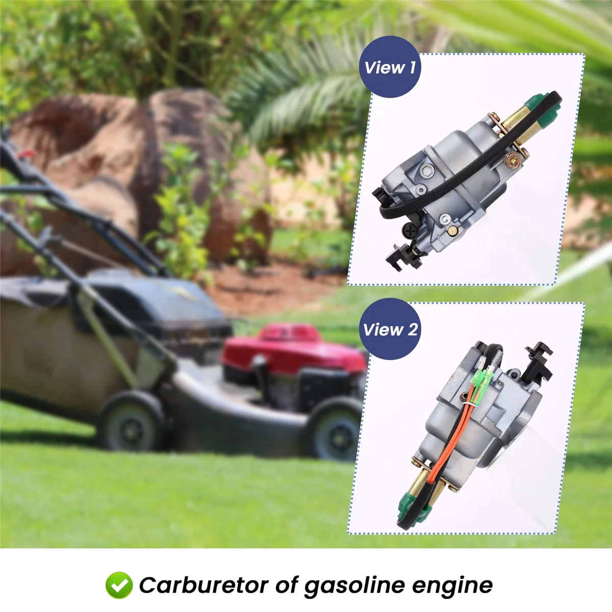 جديد المكربن Carb صالح 6500 واط لهوندا GX240 8HP GX270 9HP GX340 11HP GX390 13HP مولد محمول 182F 188F Ex6500 Ex5000