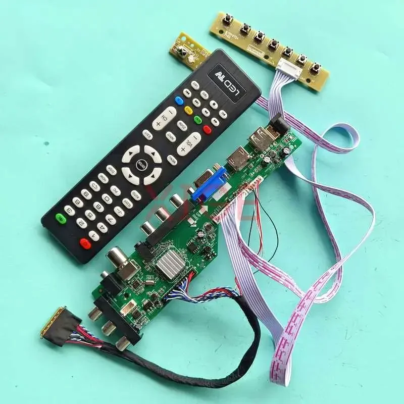 Controller Driver Board For LP173WD1-TLA1/TLC1/TLG1/TLN1 LVDS 40Pin Laptop Screen USB/DHMI/VGA/AV 17.3