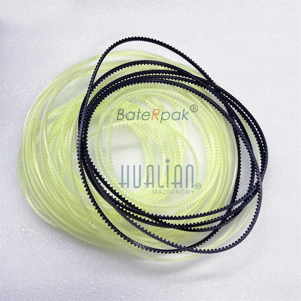 CINTURA HUALIAN 410/420/428/598/657/678mmx5,960x7mm BateRpak sigillante a fascia continua cinghia dentata, piccola cintura trasparente, prezzo 10 pezzi