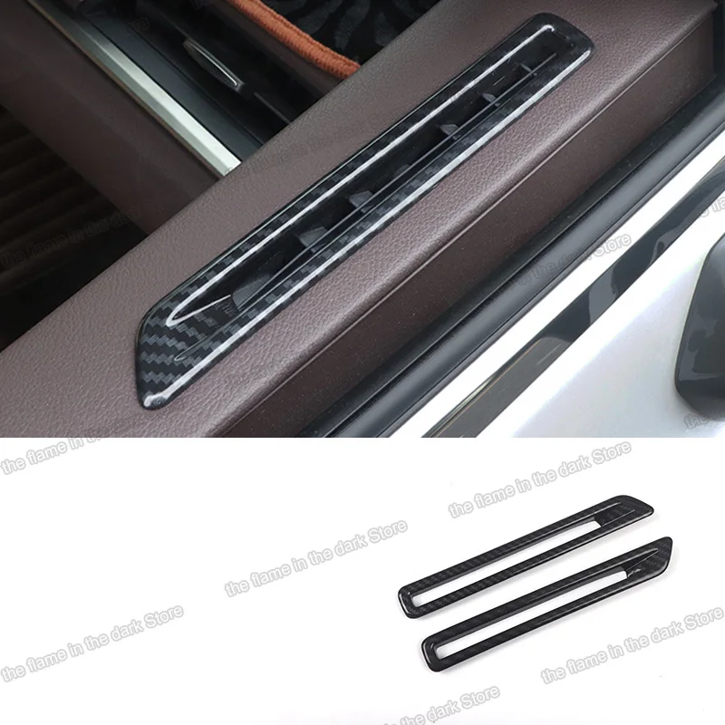 

carbon fiber abs car door air vent frame trims for Lexus Es Es300h 200 es350 300h 2018 2019 2020 2021 2022 350 auto accessories