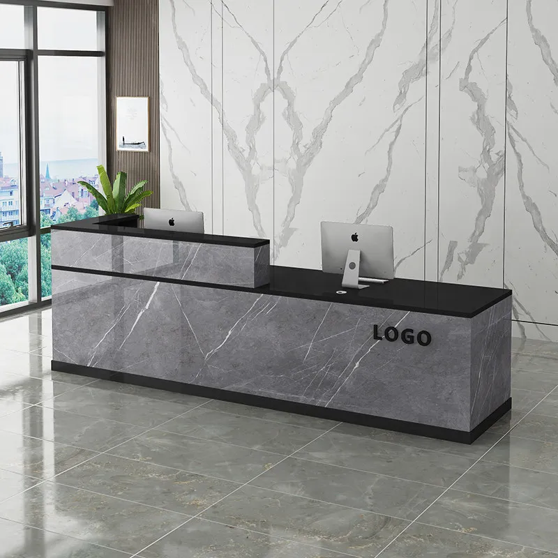 Display Nordic Reception Desk Modern Luxury Salon Beauty Office Reception Desk Aesthetic Italian Bancone Commercial Furniture