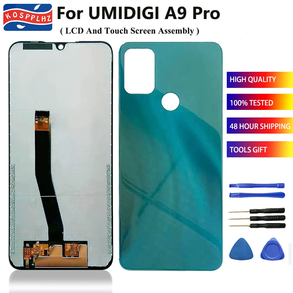 100% Work For UMIDIGI A9 Pro LCD Display + Touch Screen Dgitizer Replacement Tested Well For UMIDIGI A9Pro Display LCD